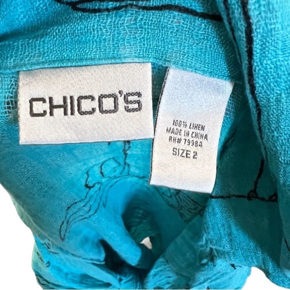 Chico's Linen Top - Picture 5 of 6